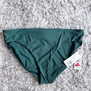 NEW XXL or XL CALIA SWIM BIKINI BOTTOM Core Mid Rise Sea Green Bottoms